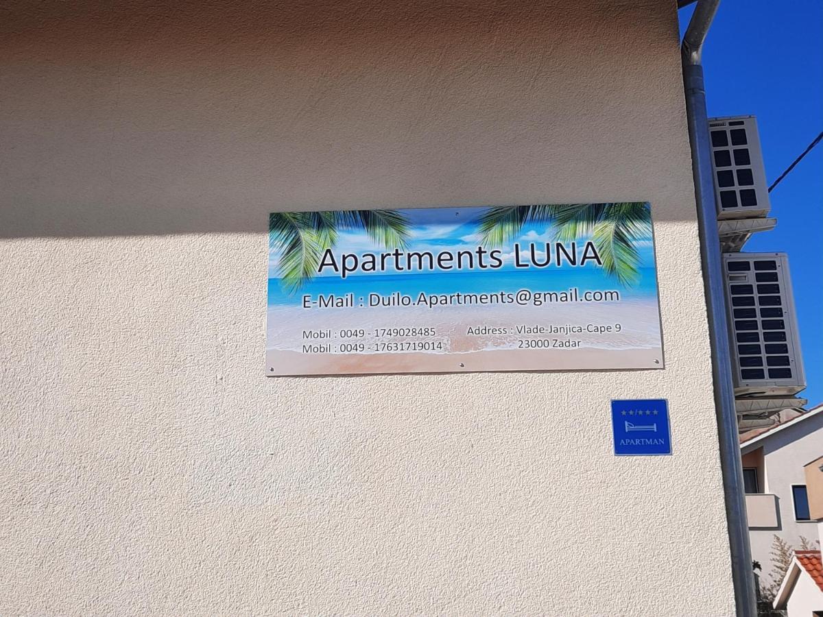 Apartments Luna Zadar Ngoại thất bức ảnh